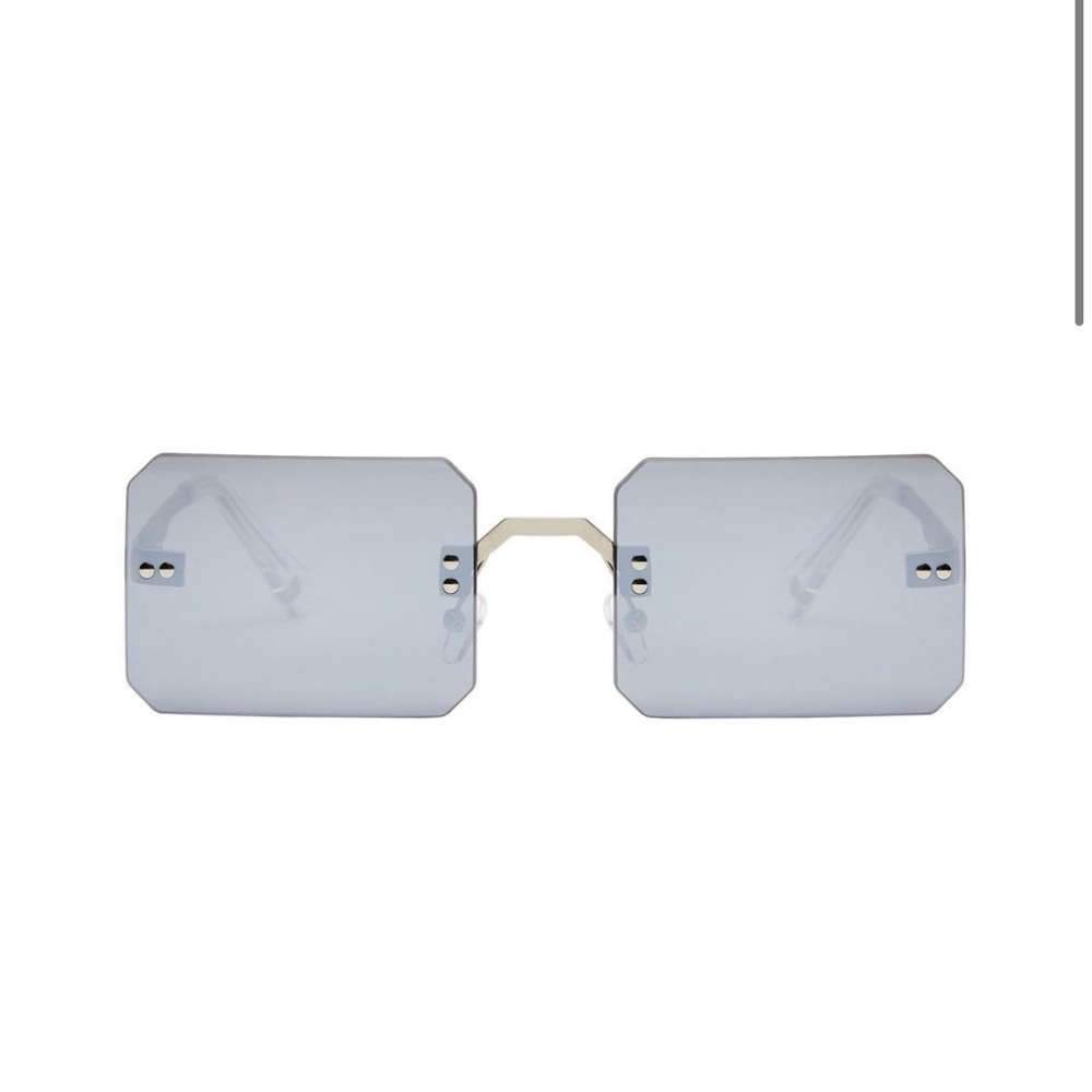 ChrsttianahJones shady Biggie Smalls silver mirrir Sunglasses